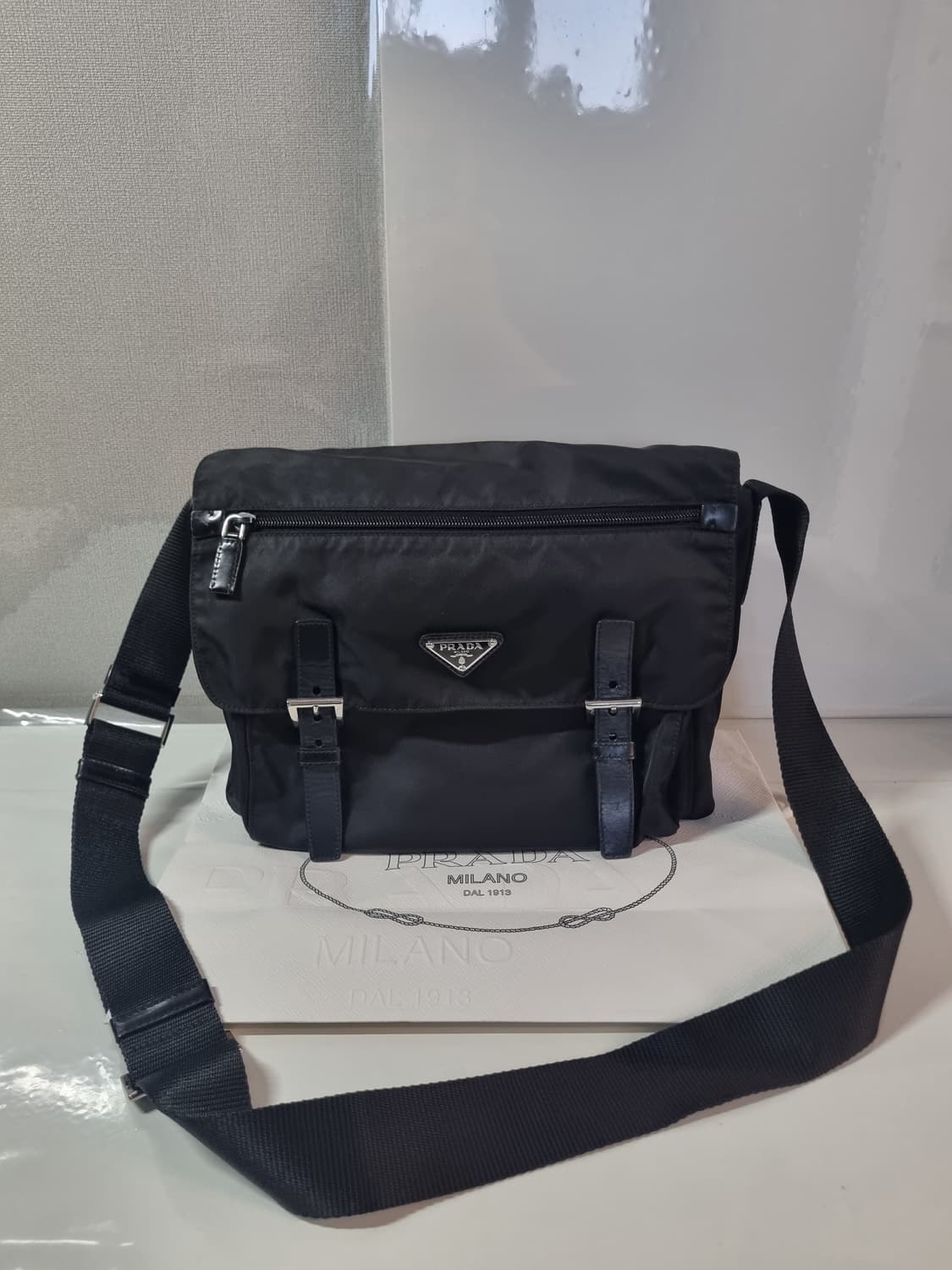 정품 프라다 메신저백 상품이미지2