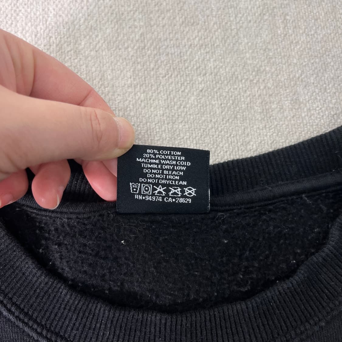 100 스투시 베이직 맨투맨 상품이미지6