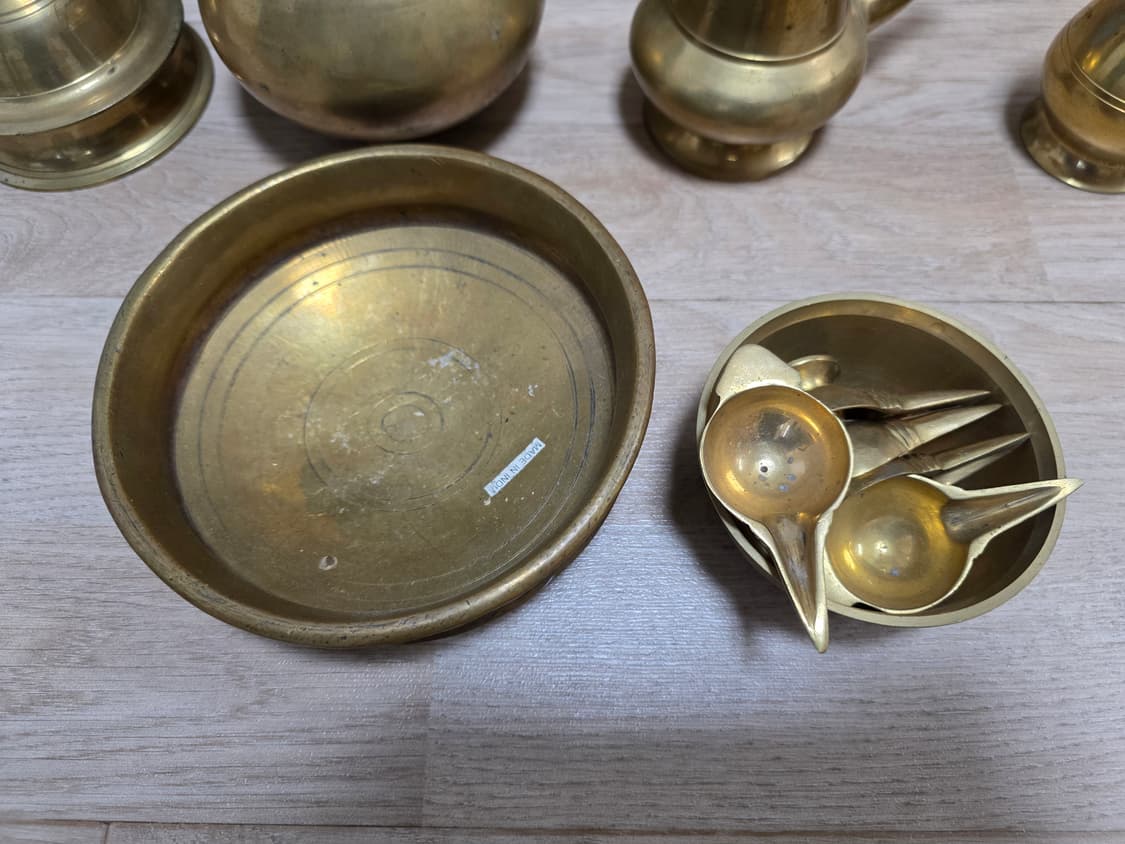 황동 아유르베다(아로마) 용품 세트 상품이미지4