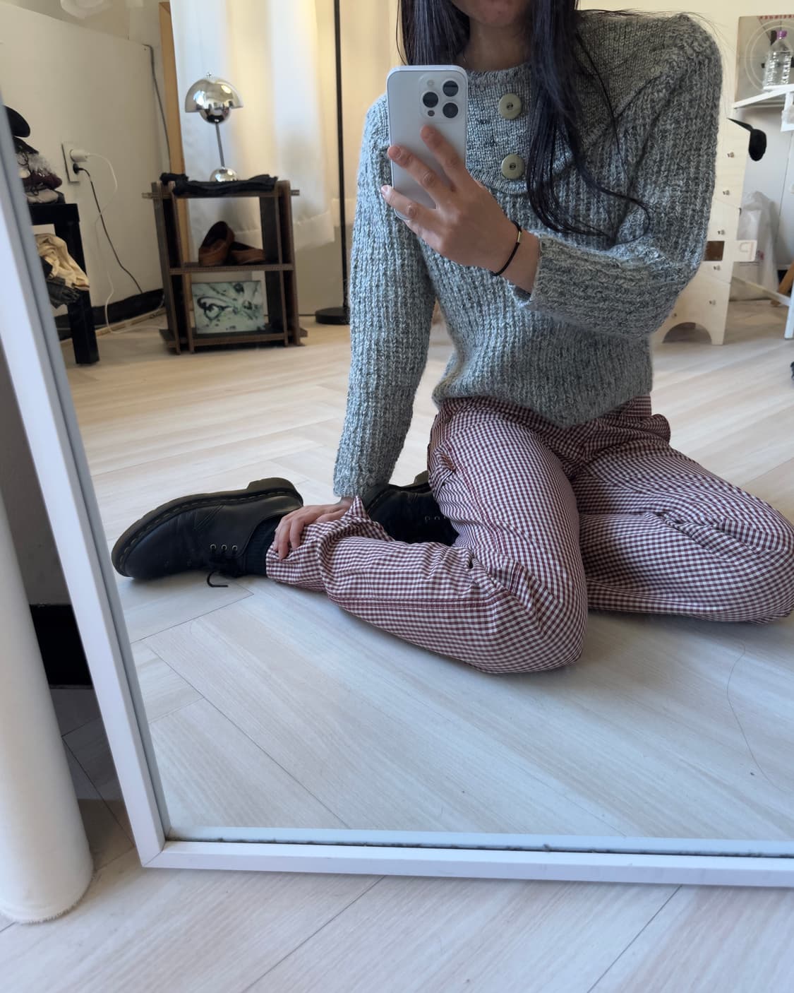 [ET BOITE] Check Carpenter Pants 상품이미지3