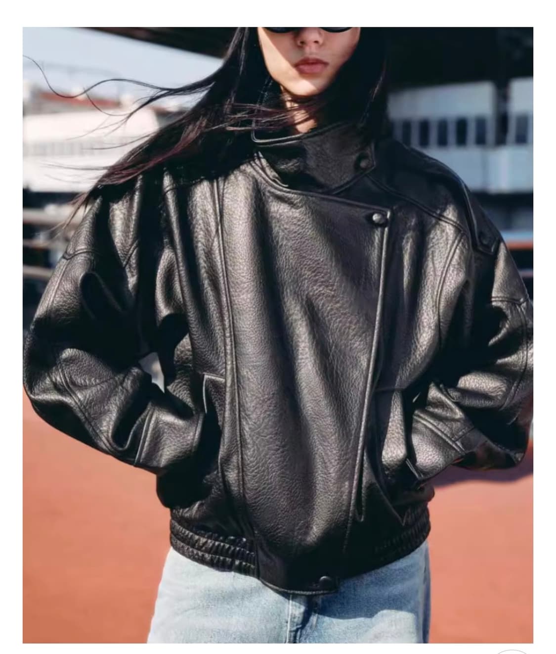 자라 페이크 레더 점퍼 상품이미지2