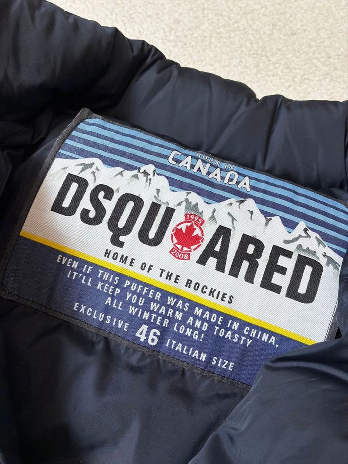 디스퀘어드2 00's Y2K 아카이브 패치 푸퍼 패딩 PN7250 상품이미지8