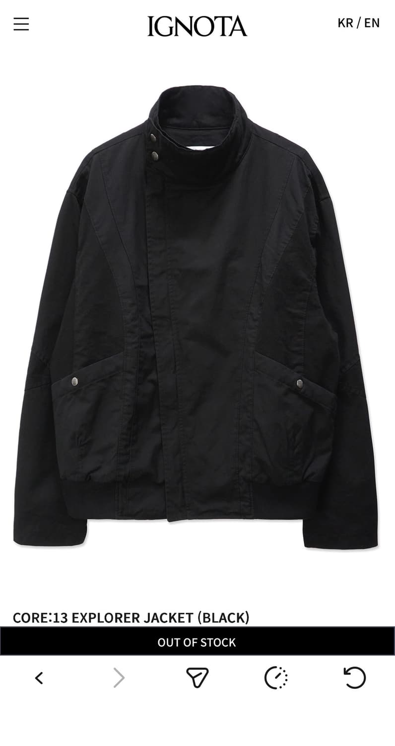 이그노타 코어13 익스플로러 자켓 블랙 M 상품이미지1