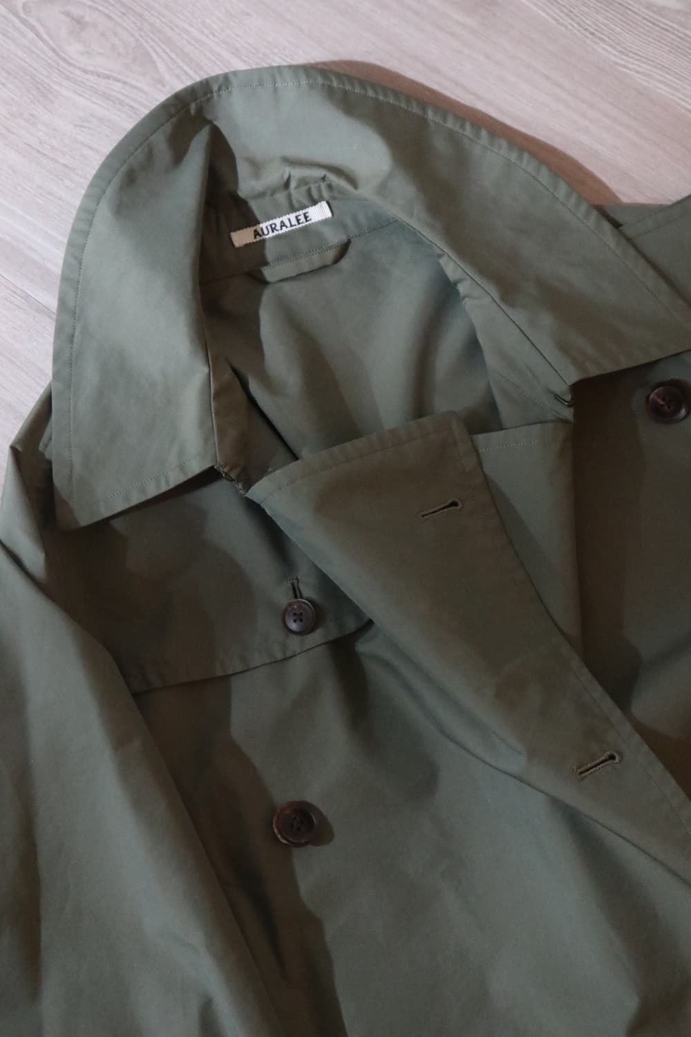 오라리  FINX POLYESTER BIG TRENCH 5 상품이미지1