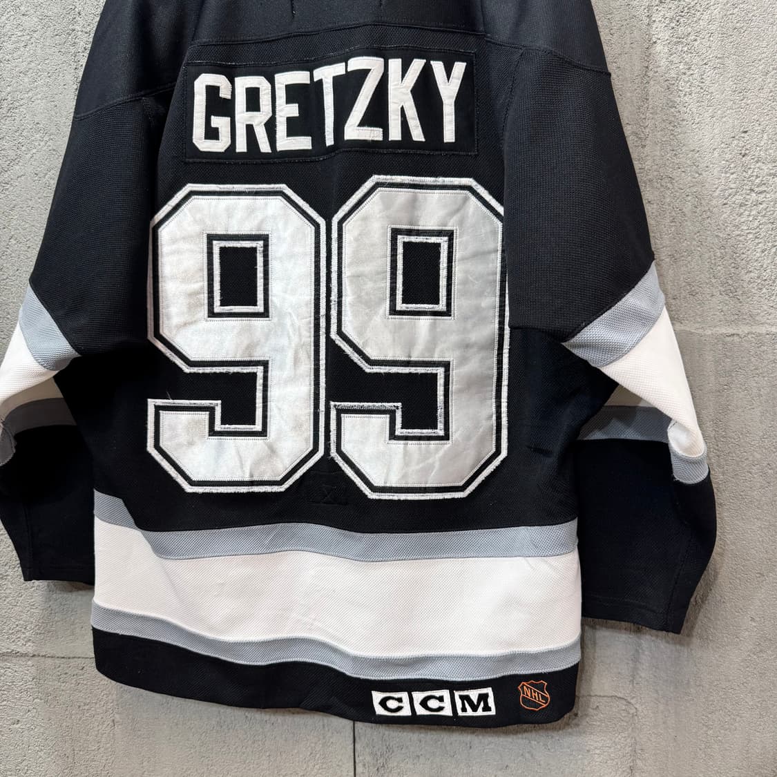 CCM NHL 웨인 그레츠키 빈티지 하키 져지 made in CANADA 상품이미지2