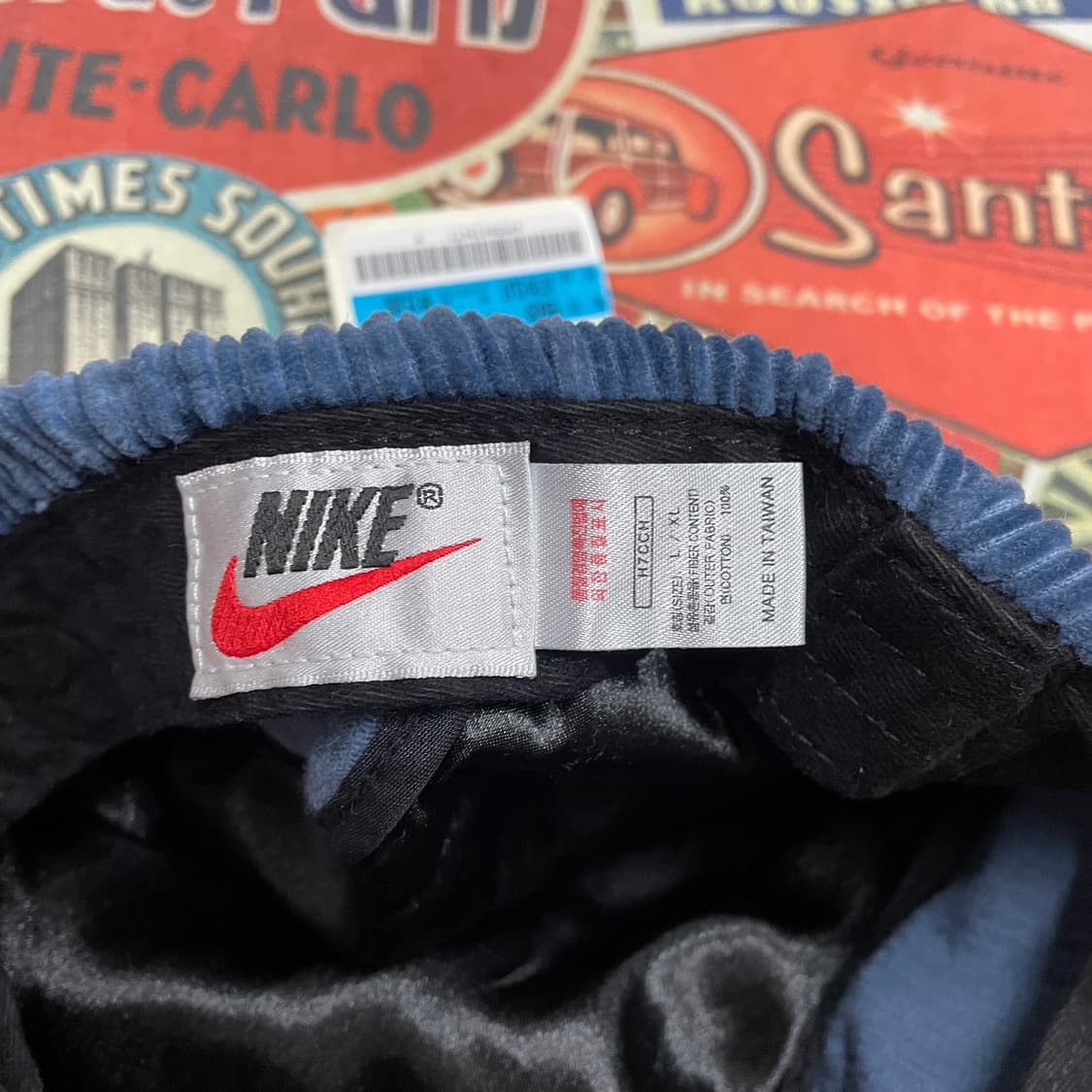 90s 새재품 지코 나이키 뉴스보이 헌팅캡 올드스쿨 베레모 코듀로이 os 상품이미지7