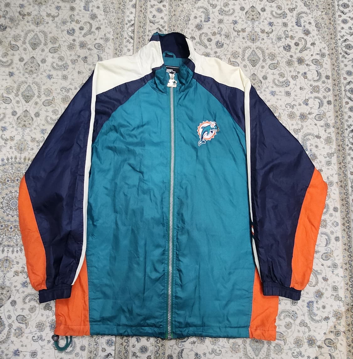 8-90s 올드스쿨 NFL 마이애미 돌핀스 바람막이 L (110-115) 상품이미지1