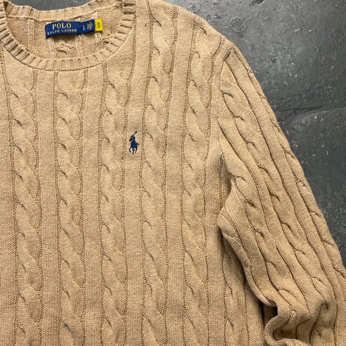 100 폴로 랄프로렌 신형 꽈배기 니트 상품이미지2