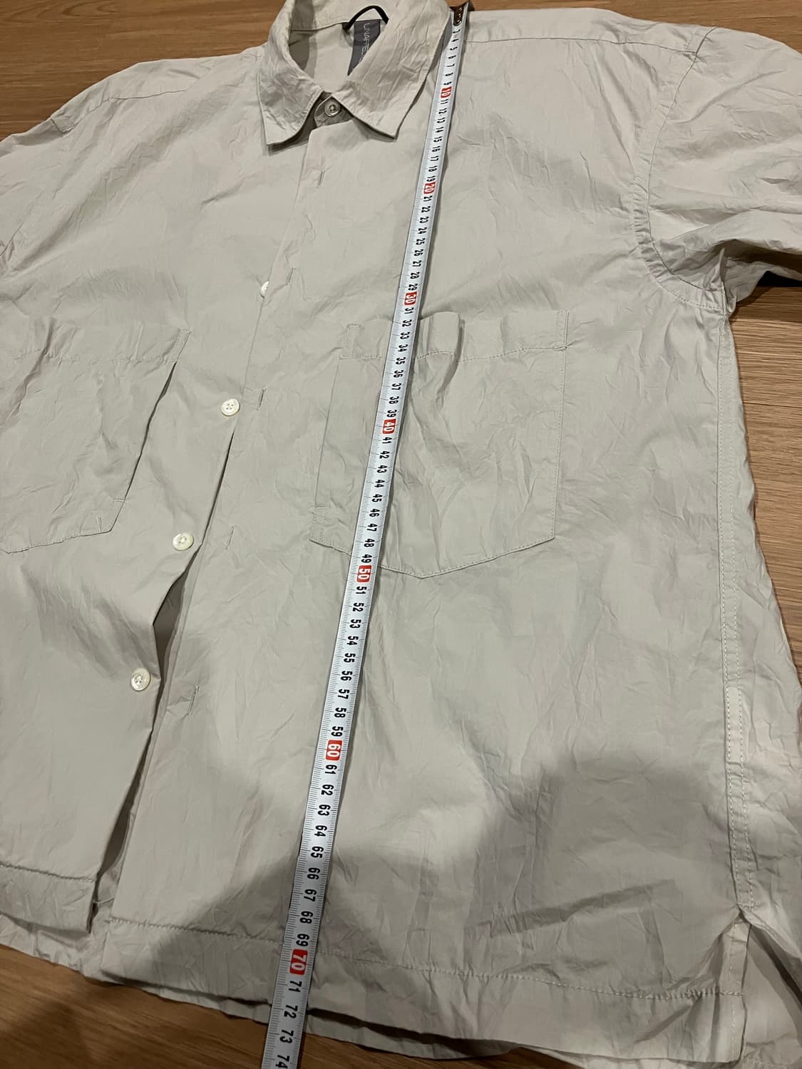 (m) 언어펙티드 오버사이즈 셔츠 상품이미지5