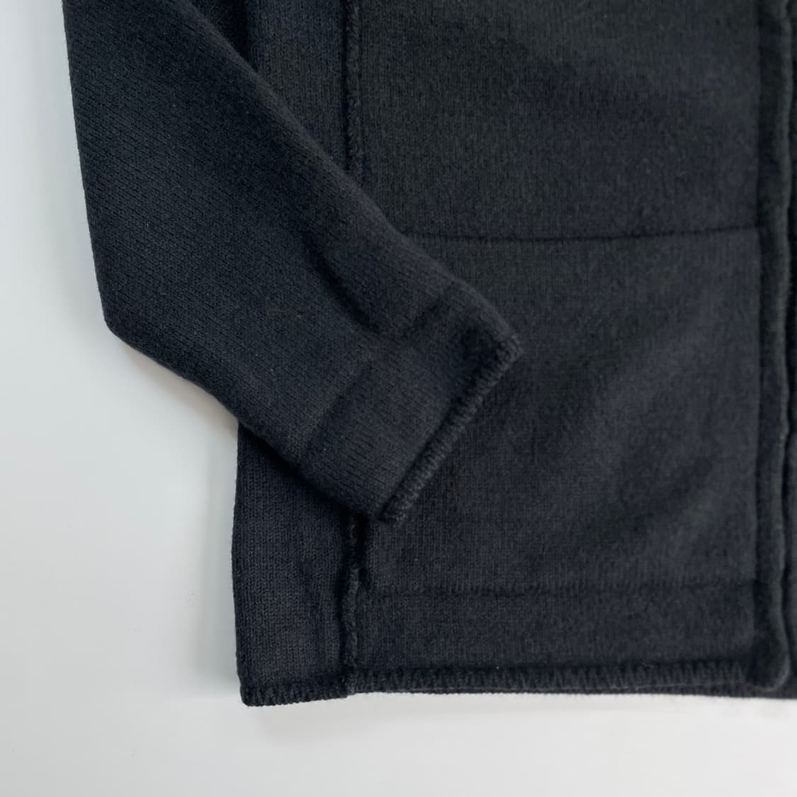 Stone Island  스톤아일랜드 90,s 와펜 헤비울 니트집업 상품이미지3