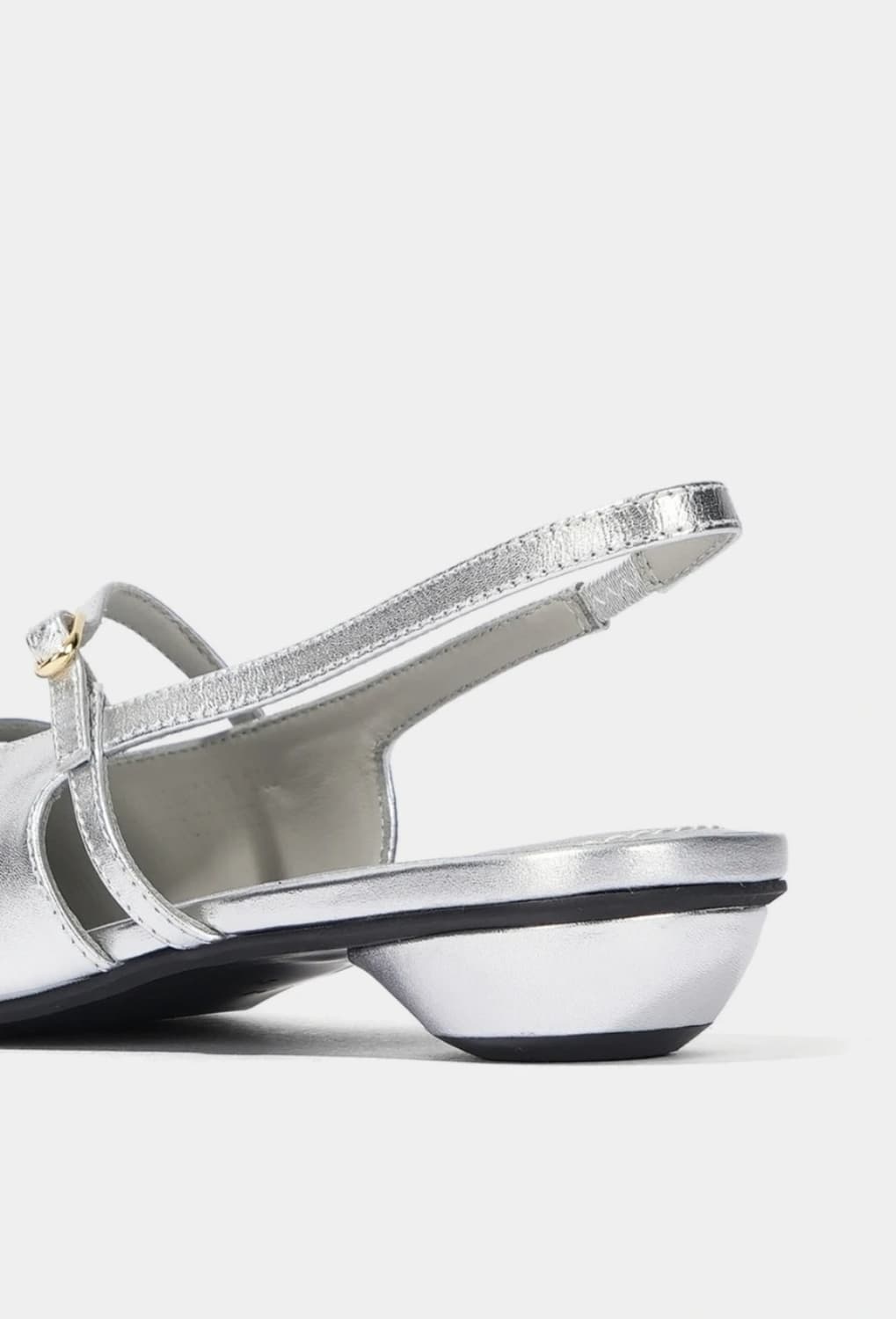 한섬 마인 레더 투 스트랩 슬링백 힐 245 상품이미지5