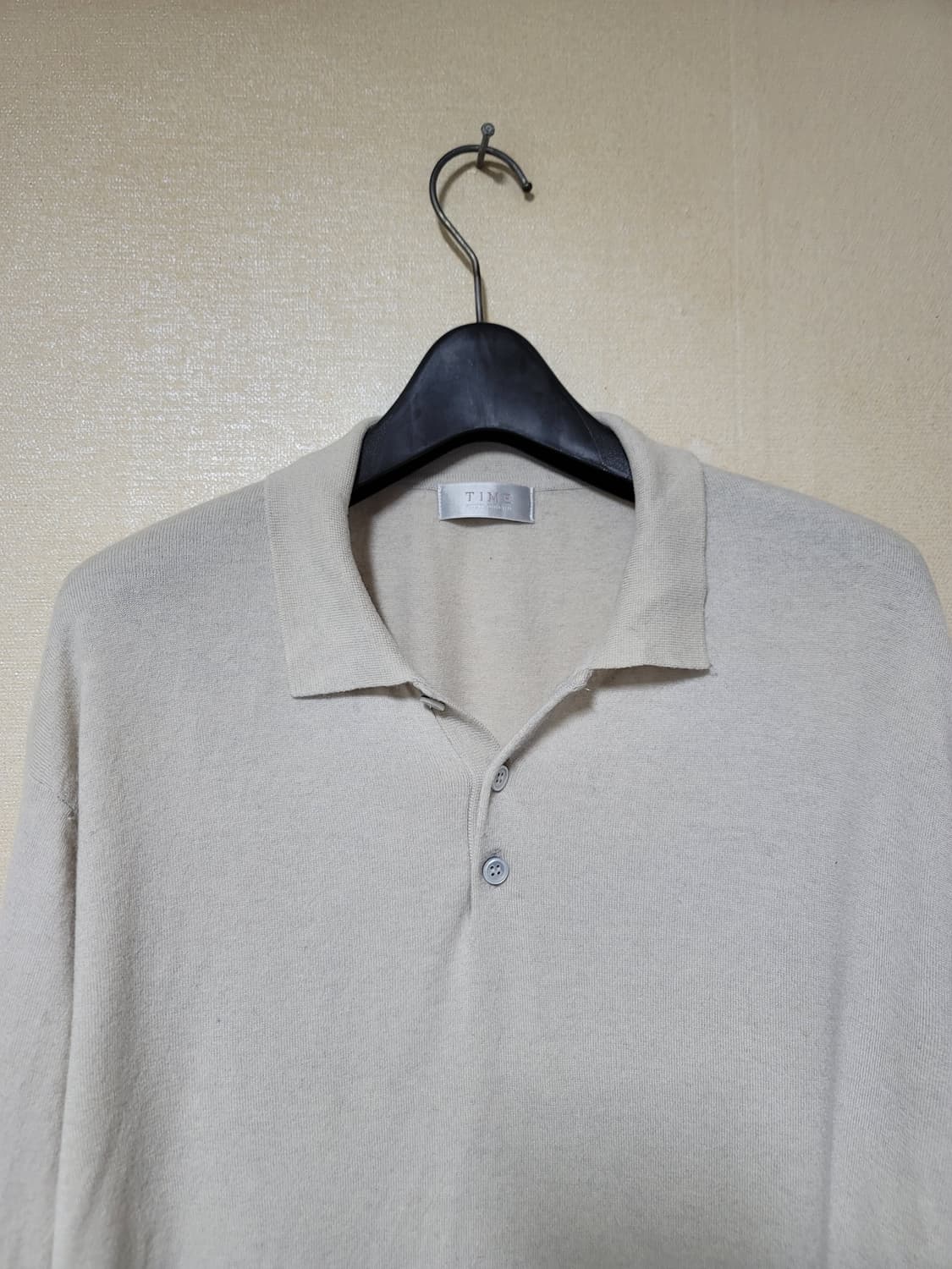 타임옴므 캐시미어 100% 카라 니트 상품이미지2