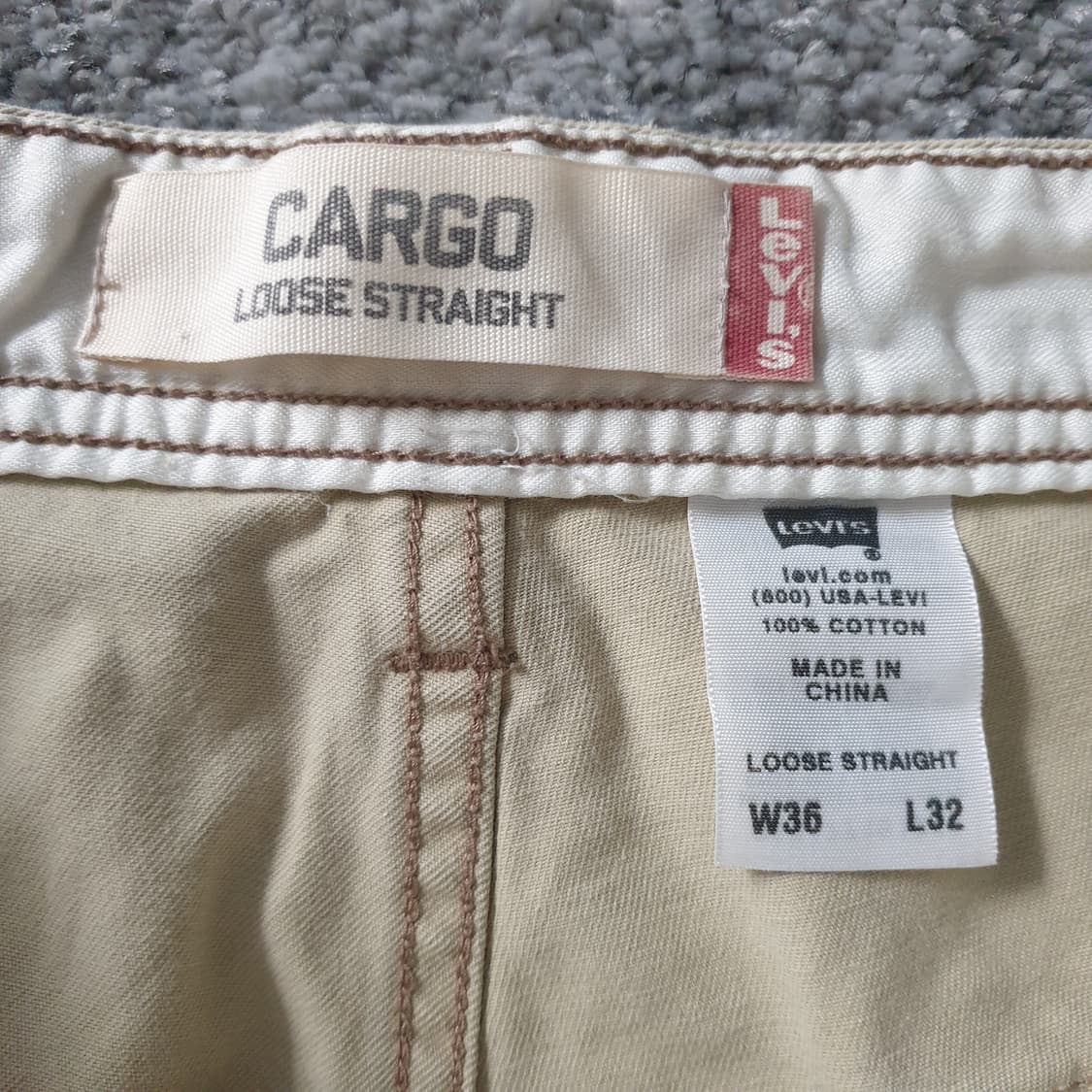 [무료배송] Levi's 카고 루즈 스트레이트 반바지 상품이미지2