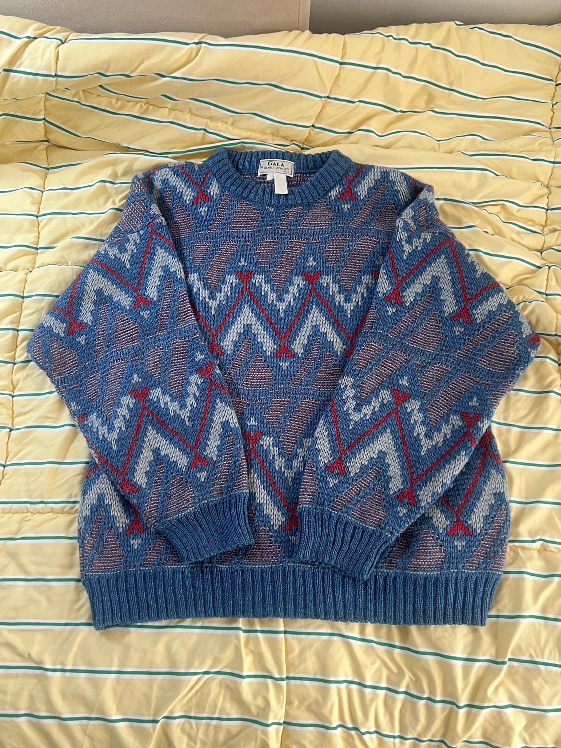 빈티지 노르딕 패턴 니트  상품이미지1