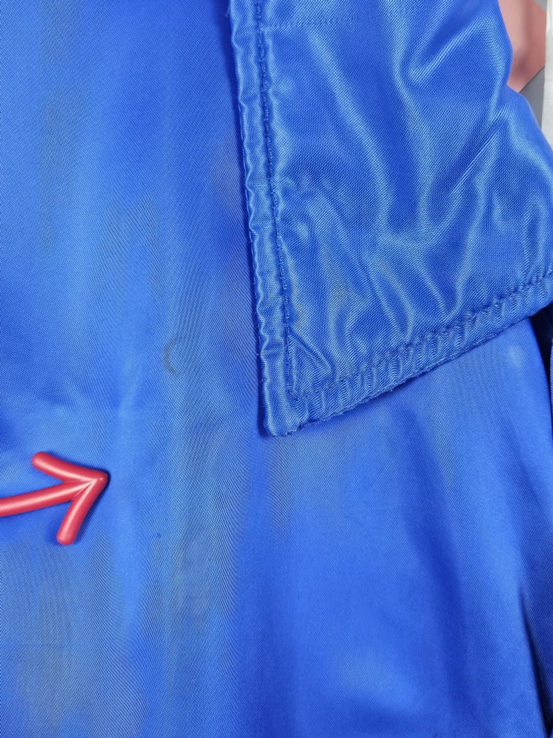 90's NHL 에드먼턴 오일러스 새틴 패디드 자켓 (L) / 10043 상품이미지5