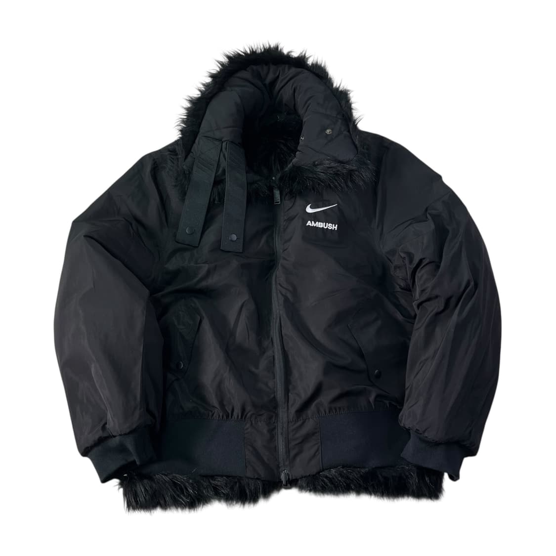 100 나이키 x 앰부쉬 리버시블 포우퍼 코트 블랙 상품이미지3