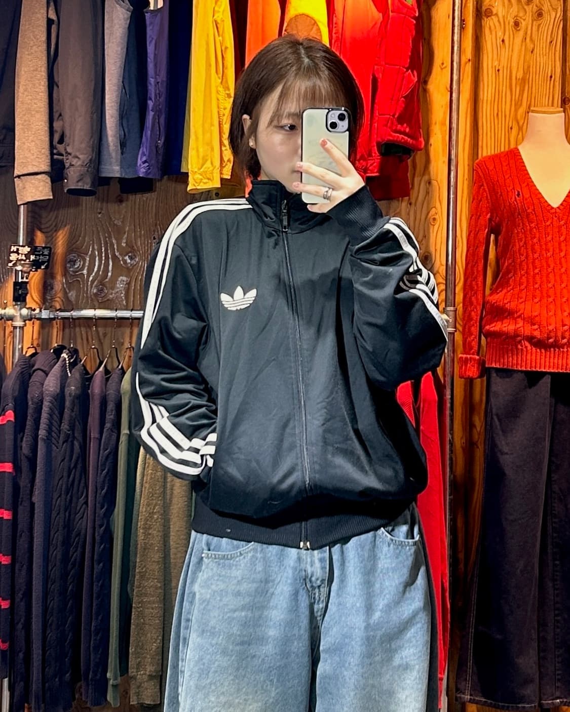 M 아디다스 OG 파이어버드 블랙 트랙탑 상품이미지1