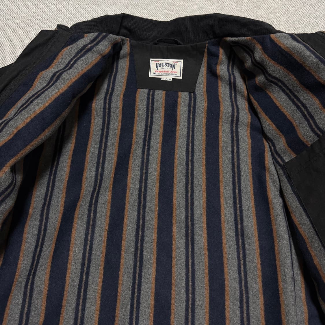 휴스턴 재팬 덕 집 워크 자켓 블랙 상품이미지3