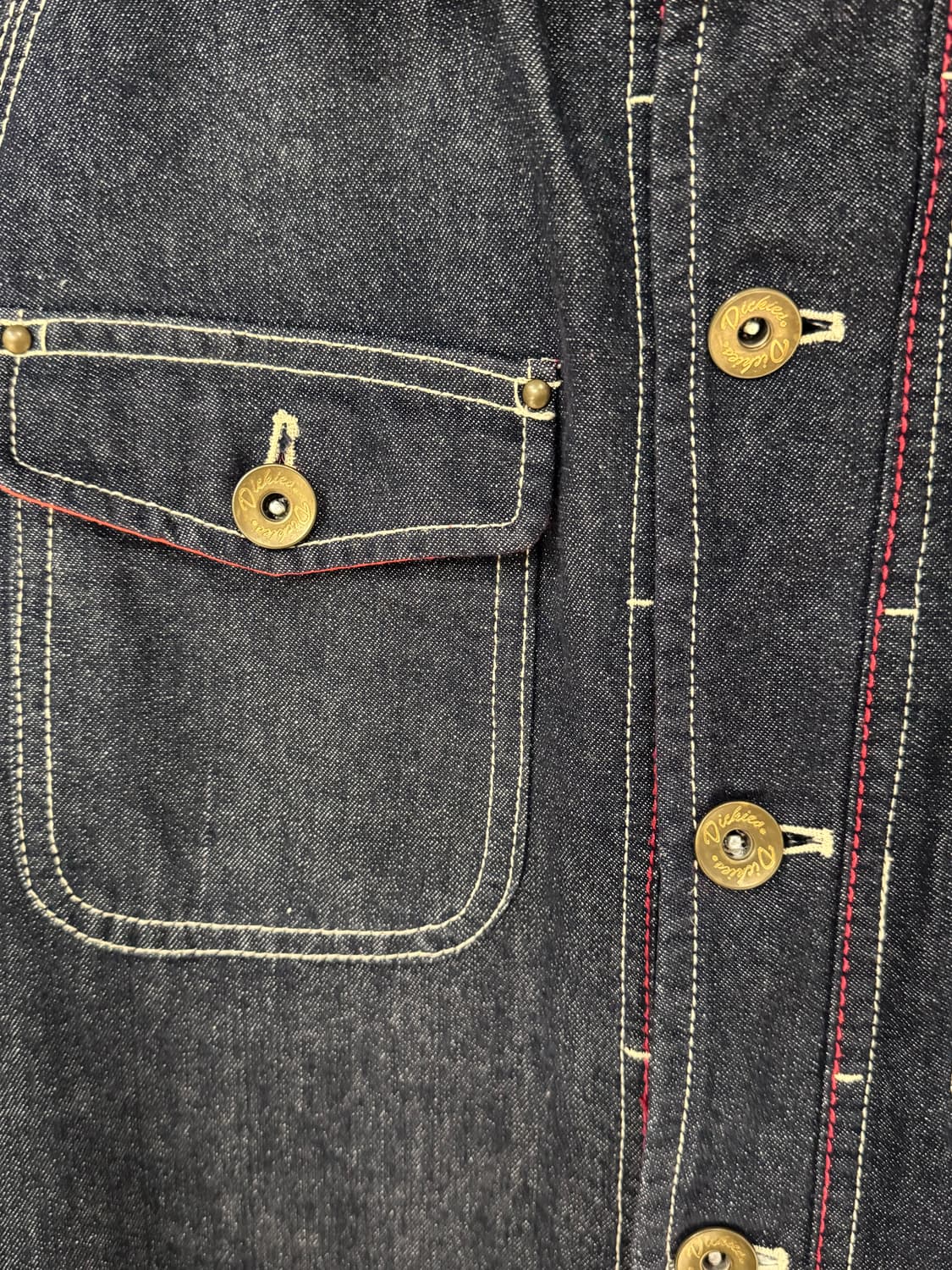 Dickies 디키즈 스티치 커버올 데님 워크자켓 상품이미지6