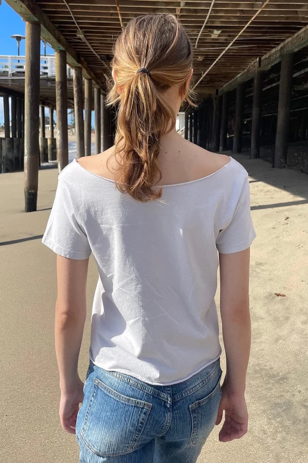 Brandy Melville Off Shoulder Top 상품이미지3