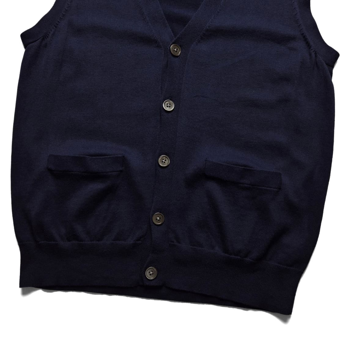 [S] 브룩스브라더스 수피마코튼 버튼 니트베스트 상품이미지4