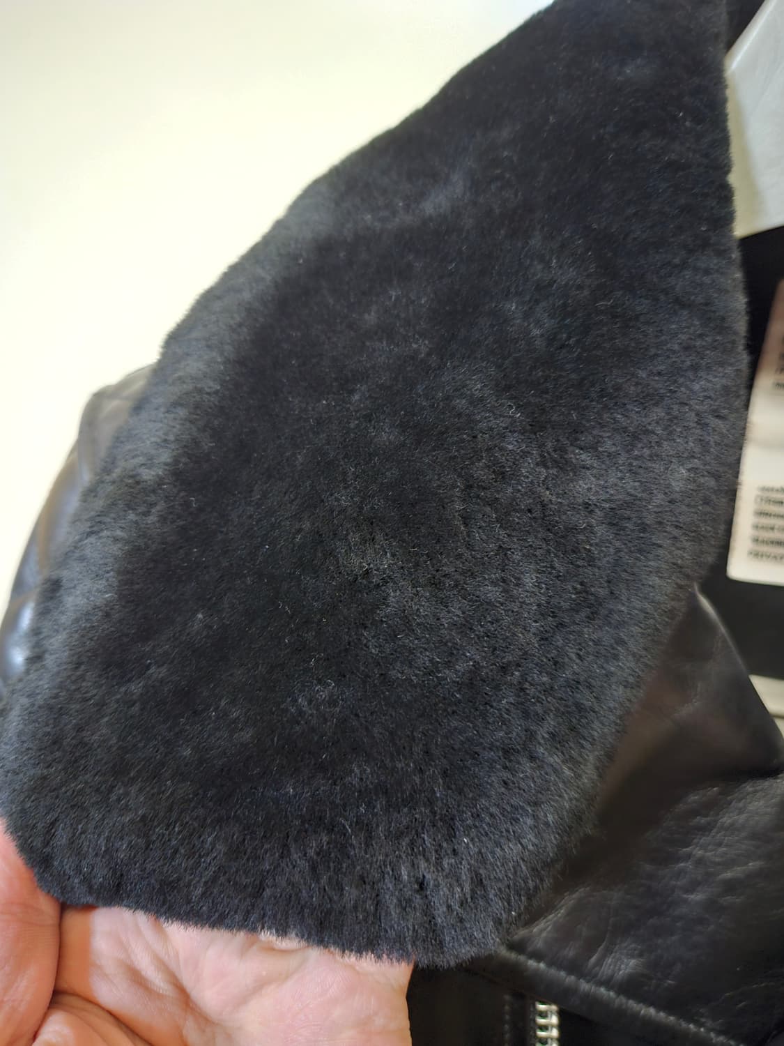 95 M) 디아프바인 라이트닝 Type1 무스탕 가죽자켓 상품이미지2