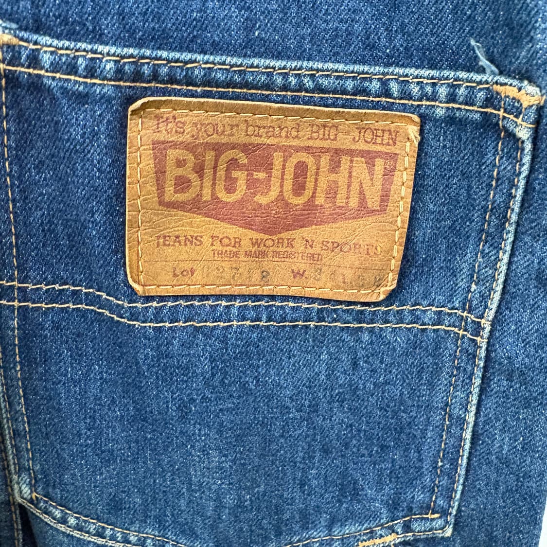 빅죤 빈티지 청 데님 롤업 오버롤 F 상품이미지7