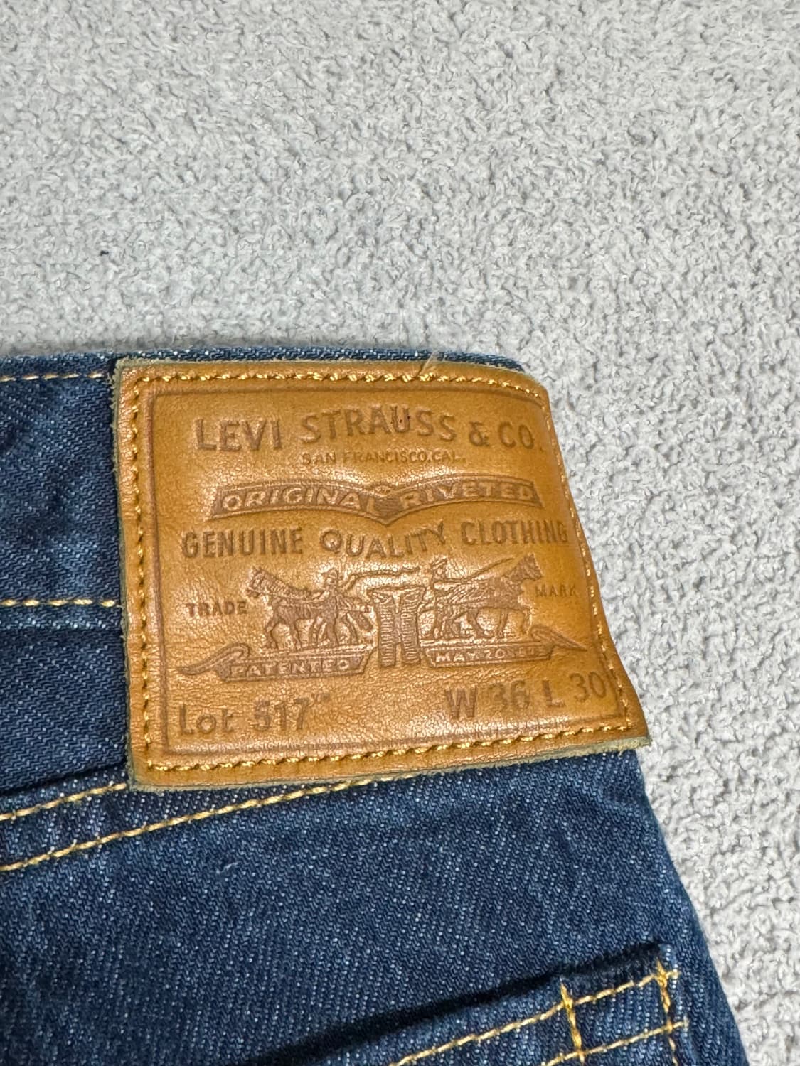 Levi’s 리바이스 517 빅E 부츠컷 플레어진 데님 청바지  상품이미지3