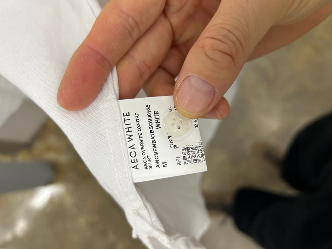 AECA WHITE 옥스포트 화이트 셔츠 상품이미지5