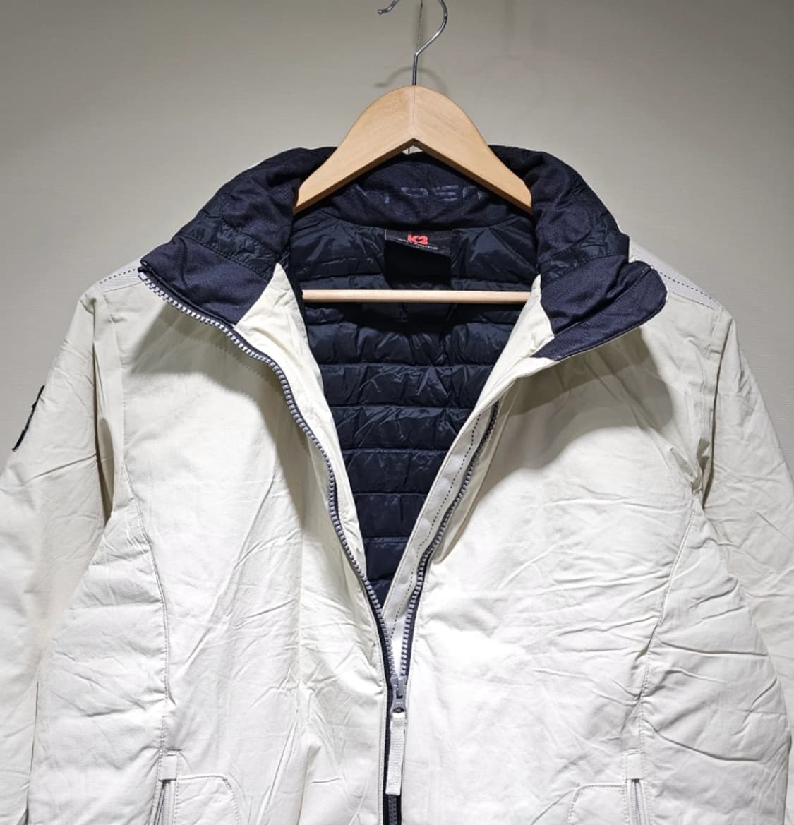 K2 아이보리 퀼팅 패딩 자켓 100 상품이미지5