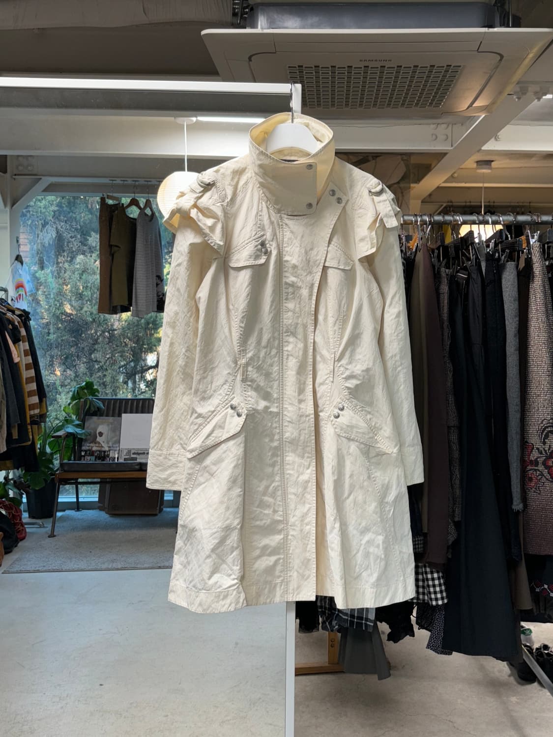 아르마니 익스체인지 나일론 코트 상품이미지1