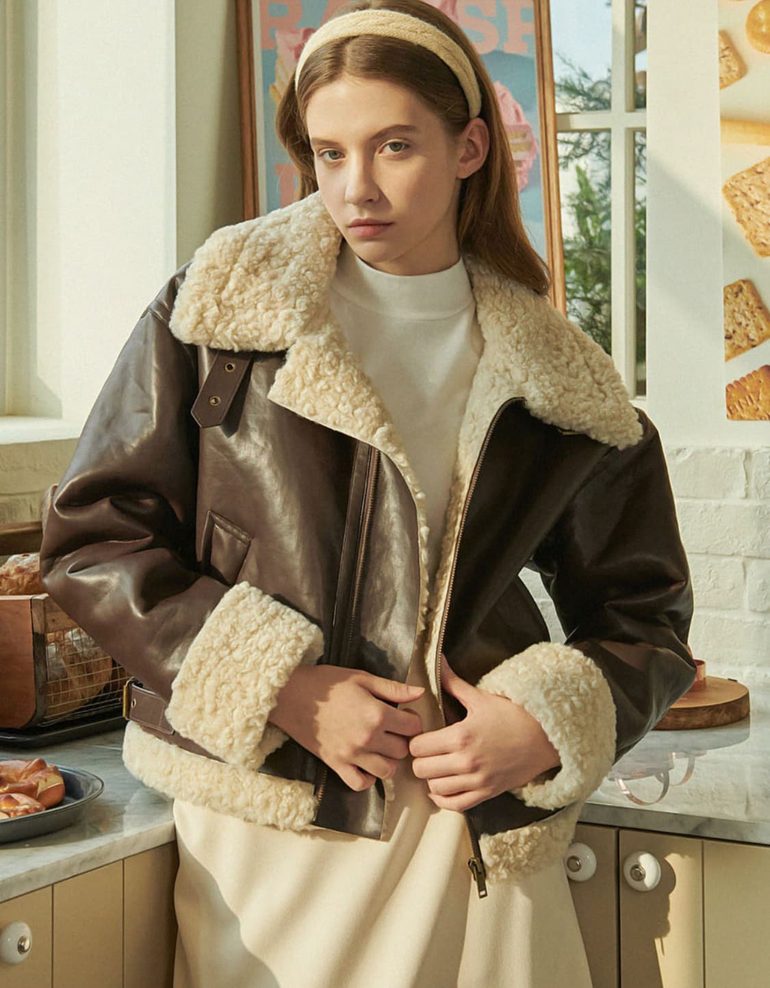 레더 무스탕 상품이미지3