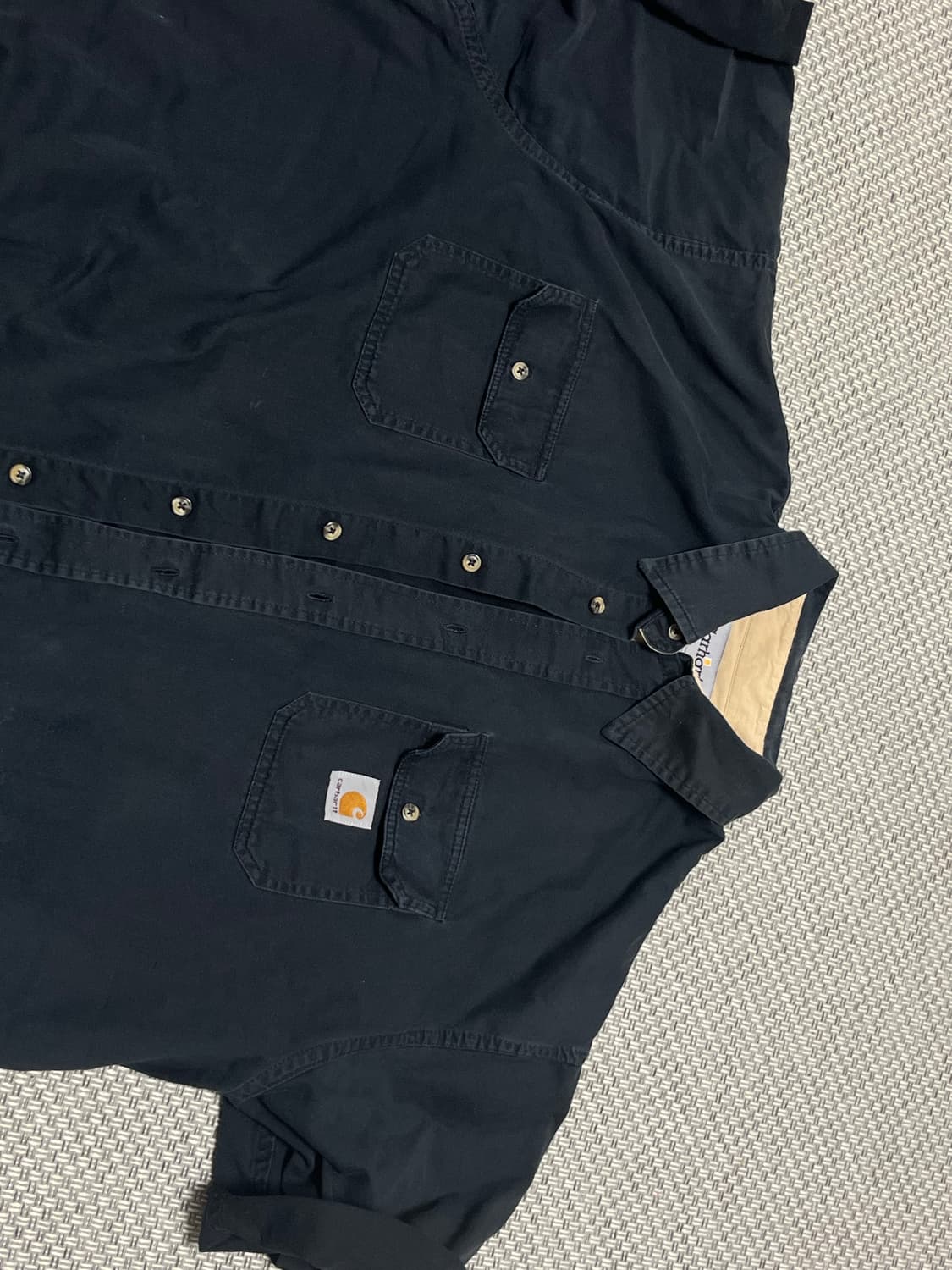 칼하트 포켓 반팔 셔츠 남방 상품이미지4