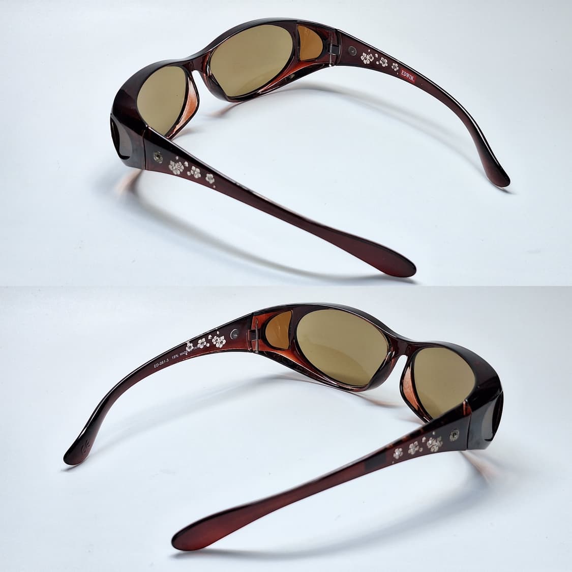 00s 일본 빈티지/대만제 꽃무늬템플 선글라스 EDWIN ED-081-3 상품이미지4