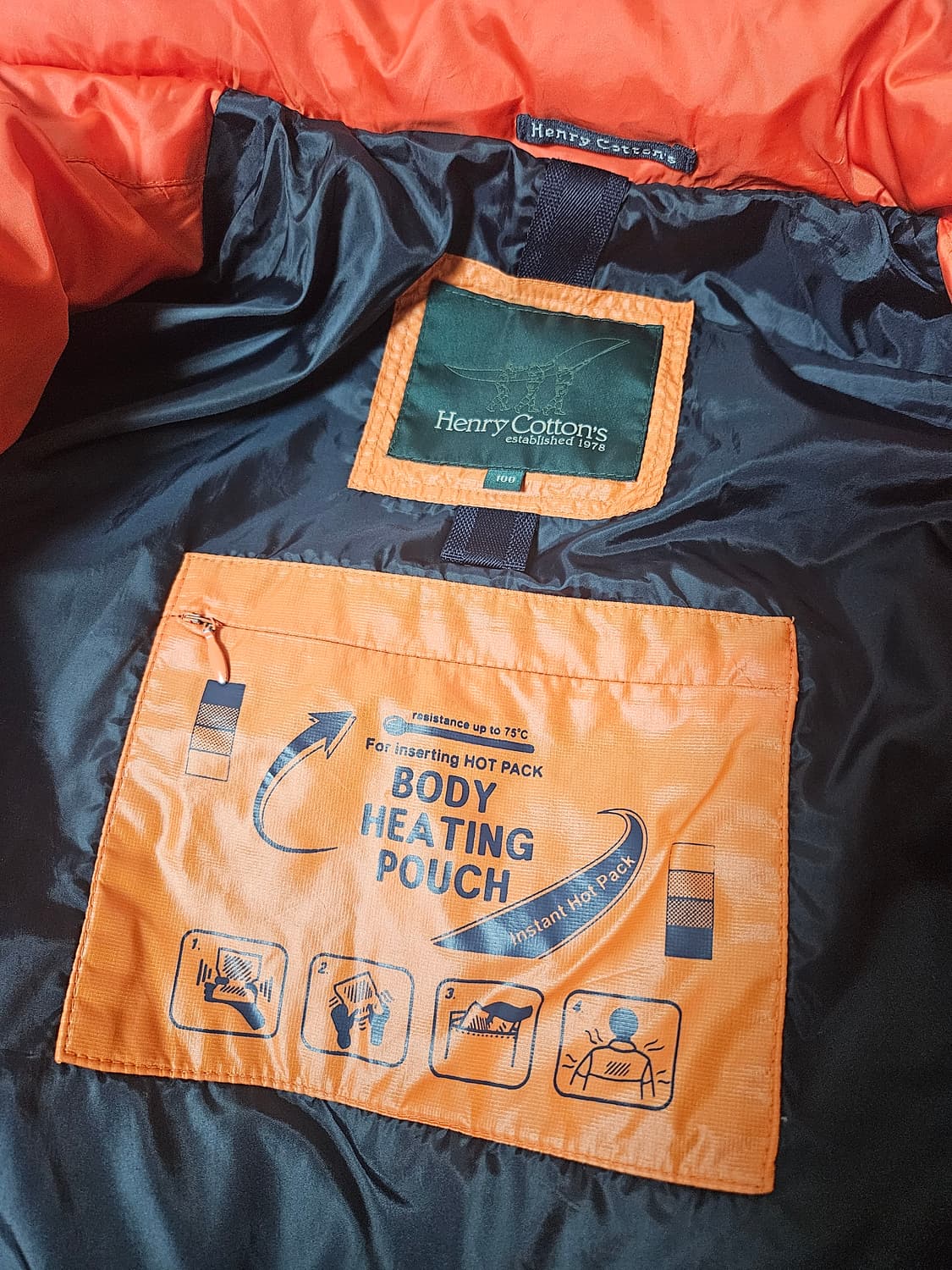 헨리코튼 오렌지 덕다운 100 상품이미지3