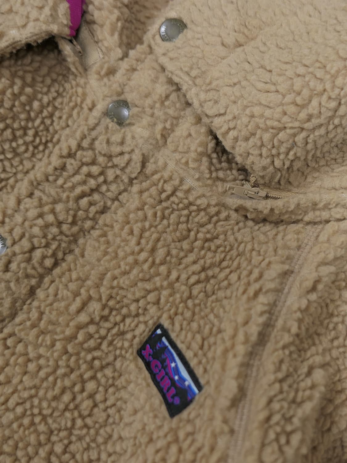  X-girl hooded fleece coat 상품이미지4