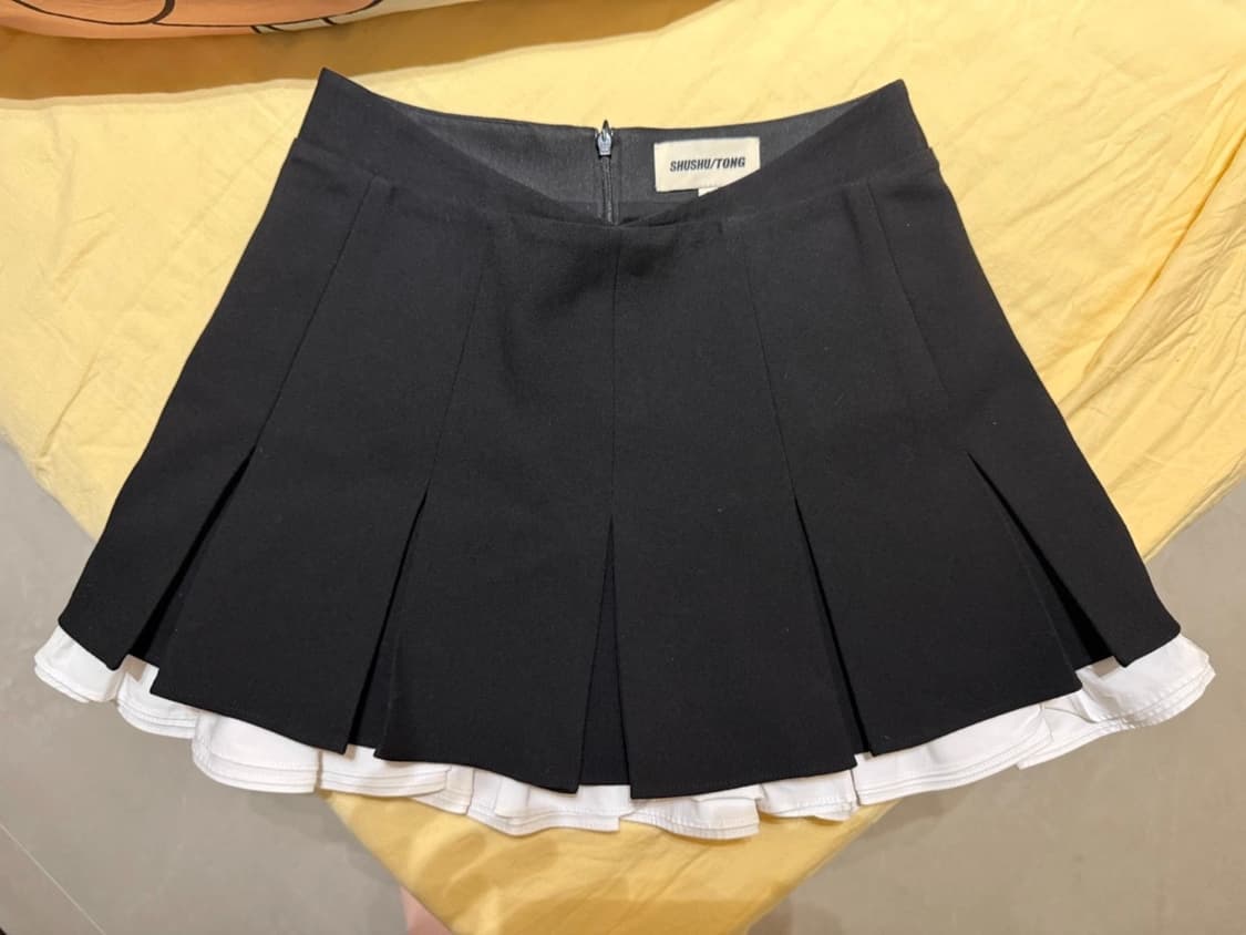 슈슈통 레이어드 러플 플리츠 스커트 (6size) 상품이미지1
