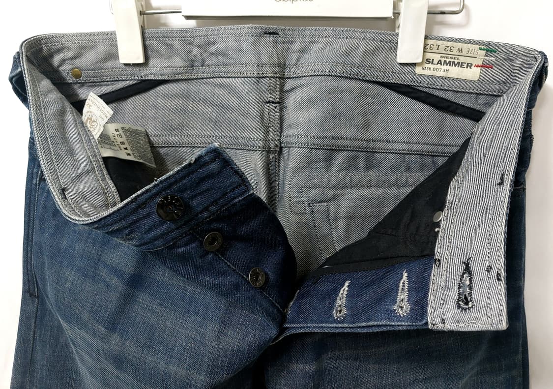 디젤 가죽 청바지 32 상품이미지6