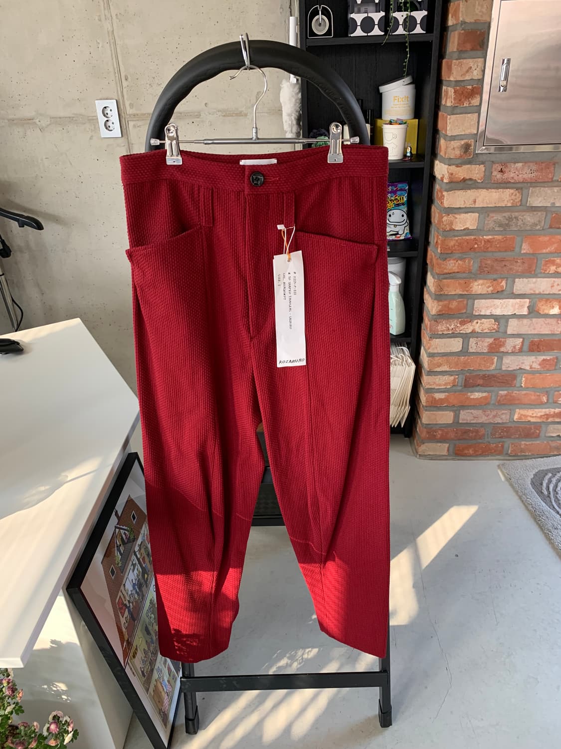 Kozaburo 코자부로 사시코 3D 테일러드 트라우저 상품이미지2