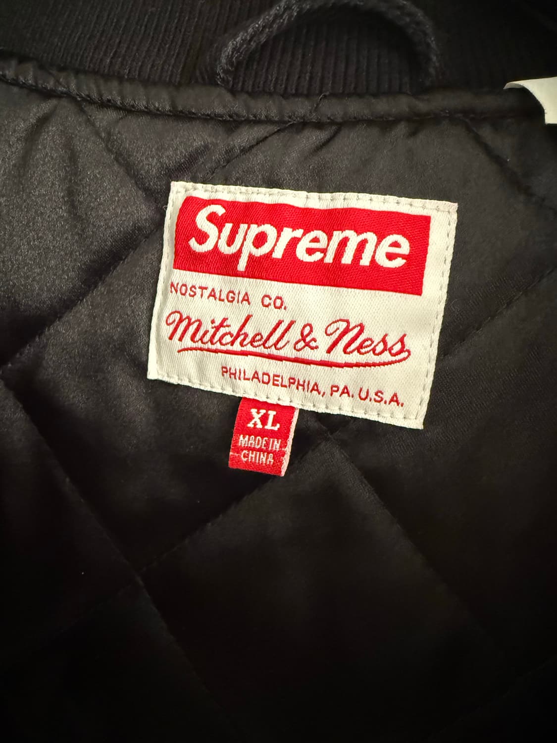 슈프림 미첼엔네스 도우보이 바시티 자켓 상품이미지5