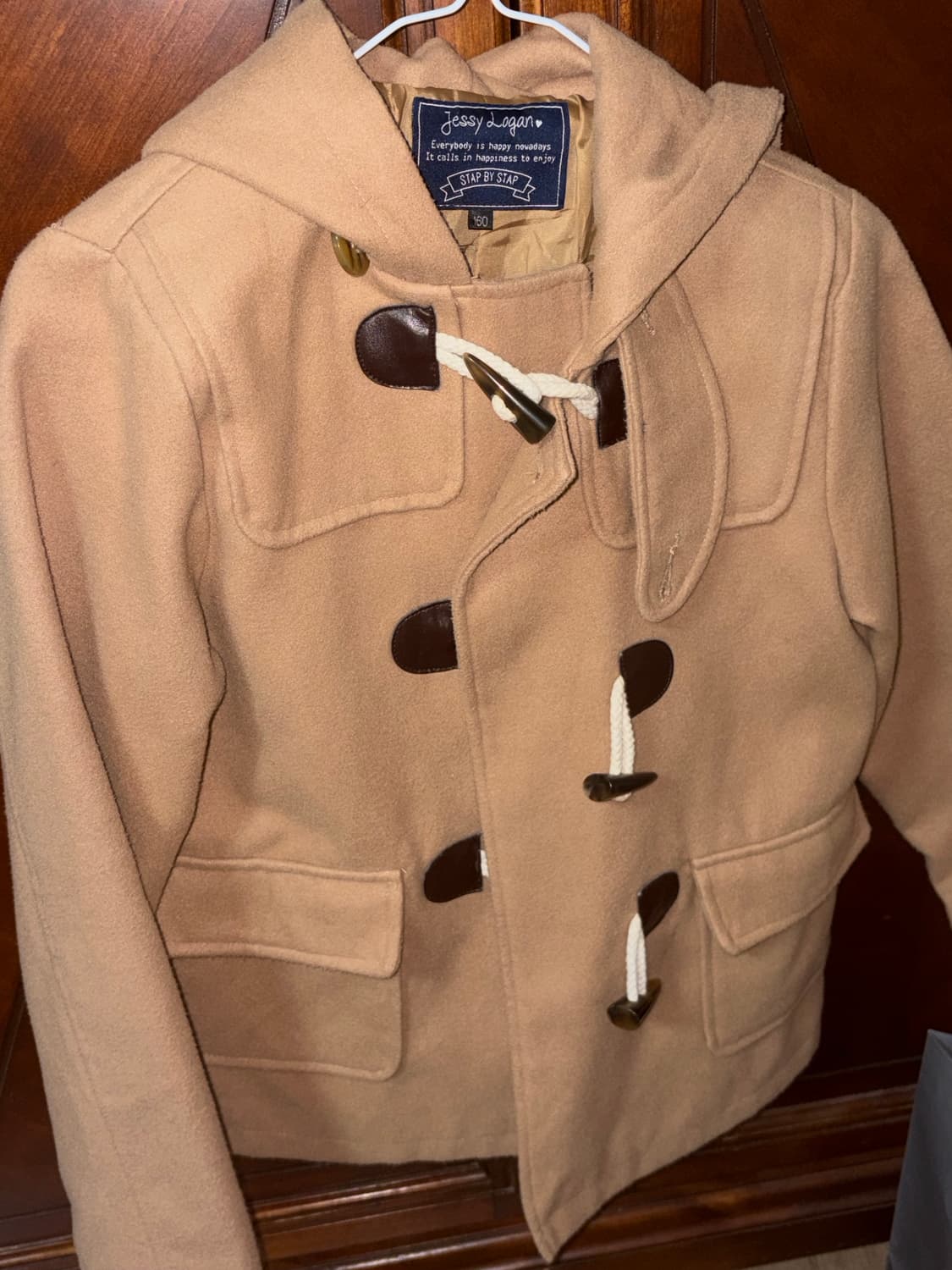 제시로건 빈티지 모리걸 라떼갸루 떡볶이 코트 베이지 상품이미지2