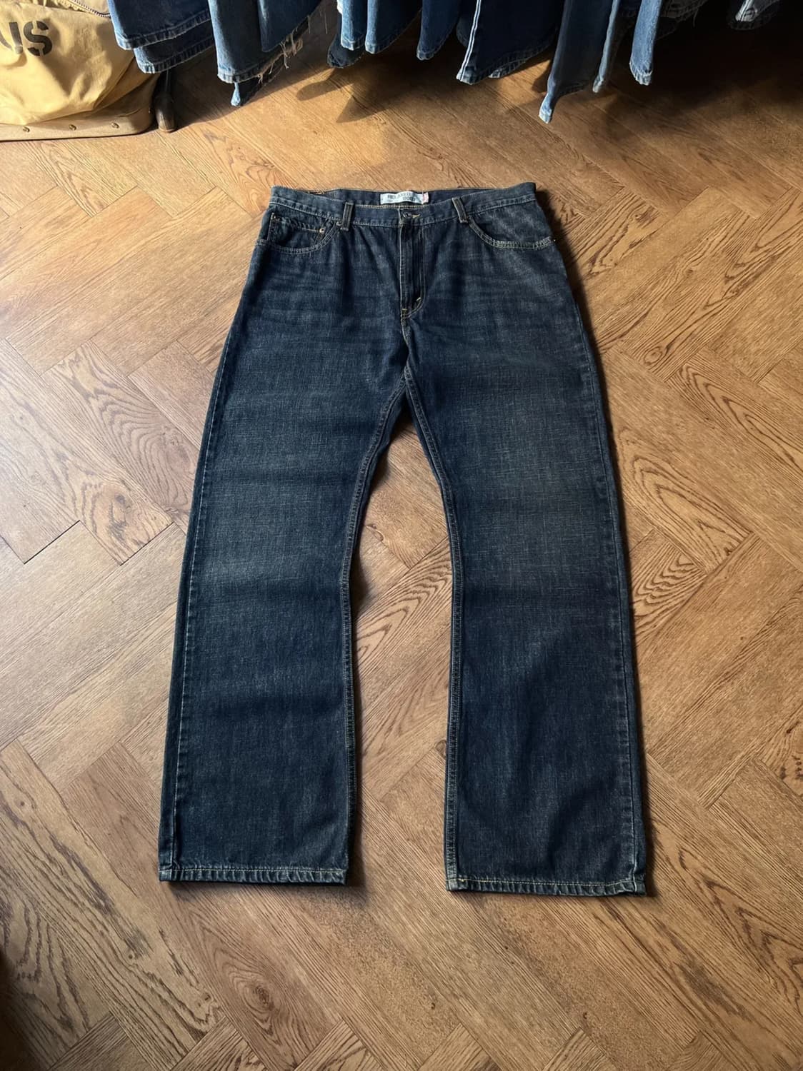 [36]00's 리바이스 USA 557 릴렉스 플레어핏 데님 팬츠 상품이미지1