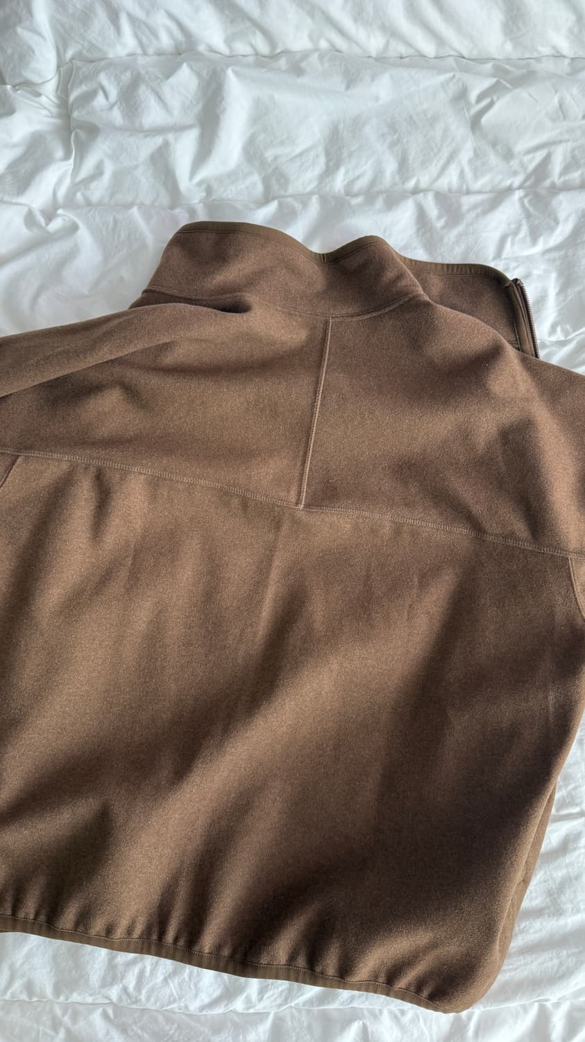 유니유 브러시드저지집업블루종 상품이미지2