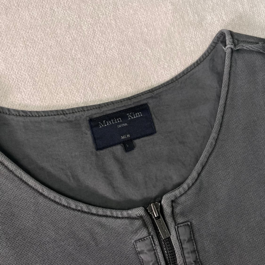 105 마뗑킴 피그먼트 다이드 집업 점퍼 상품이미지3