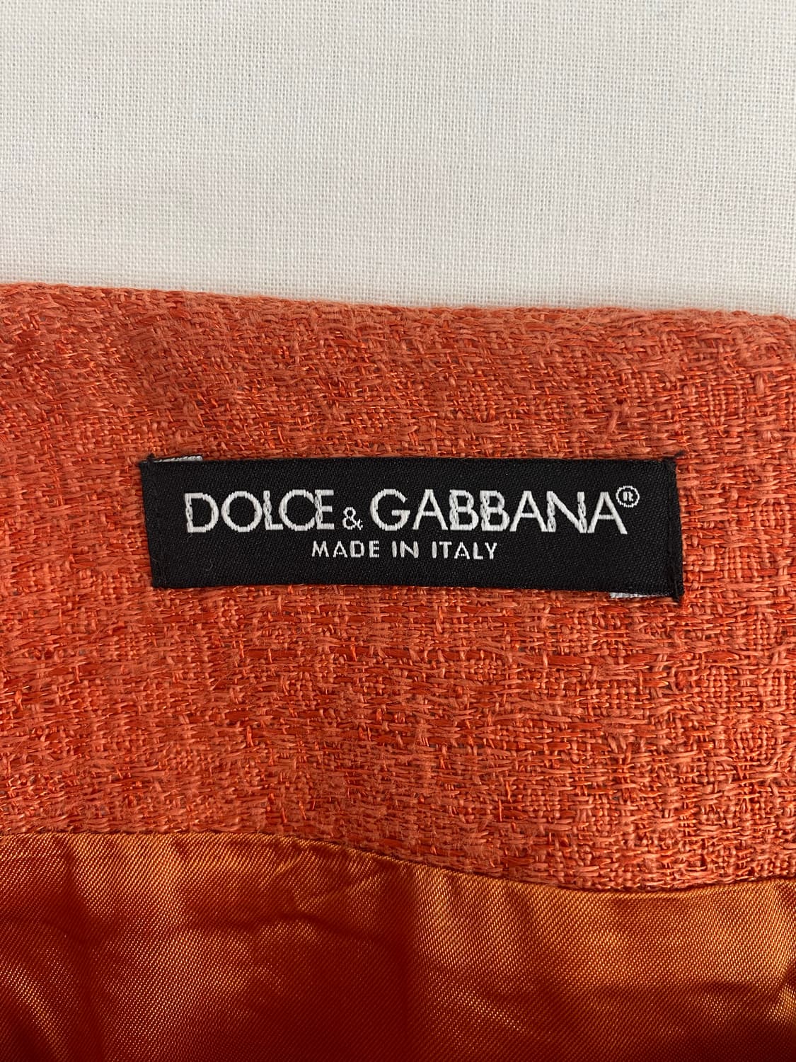 돌체앤가바나 D&G 오렌지 앞트임 스커트 <165> 상품이미지3
