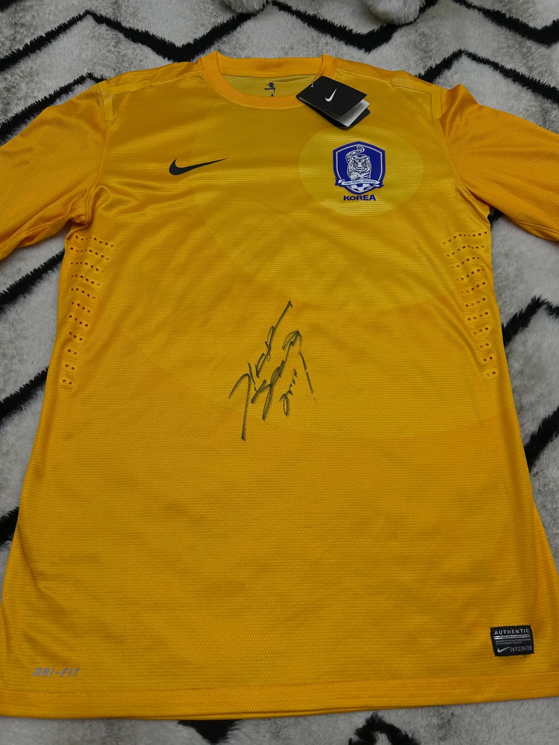 [XL]나이키 12-14 국대 골키퍼 긴팔/김영광싸인 상품이미지3