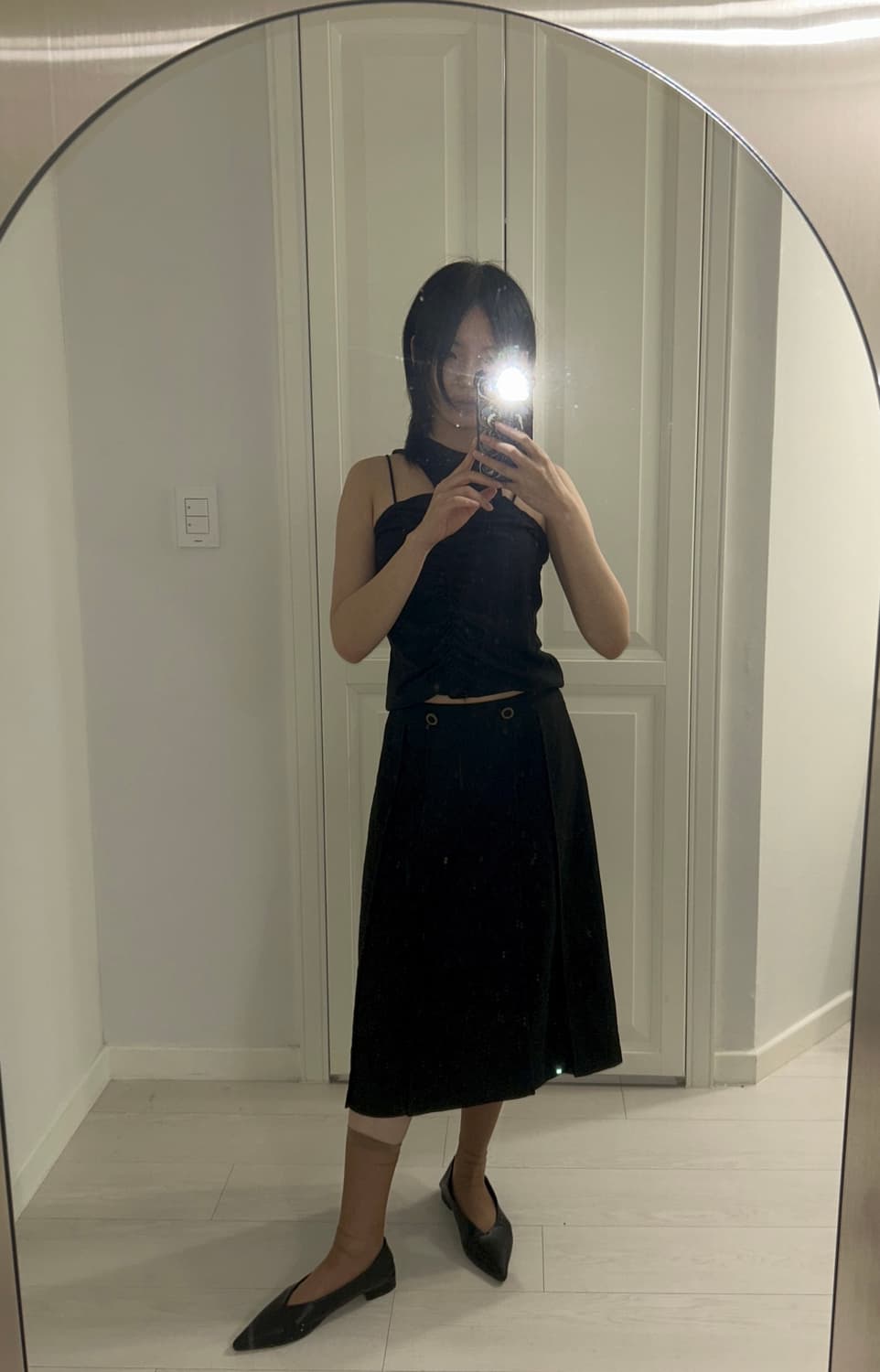 Double Button Midi Skirt / 빈티지 미디 스커트 상품이미지2