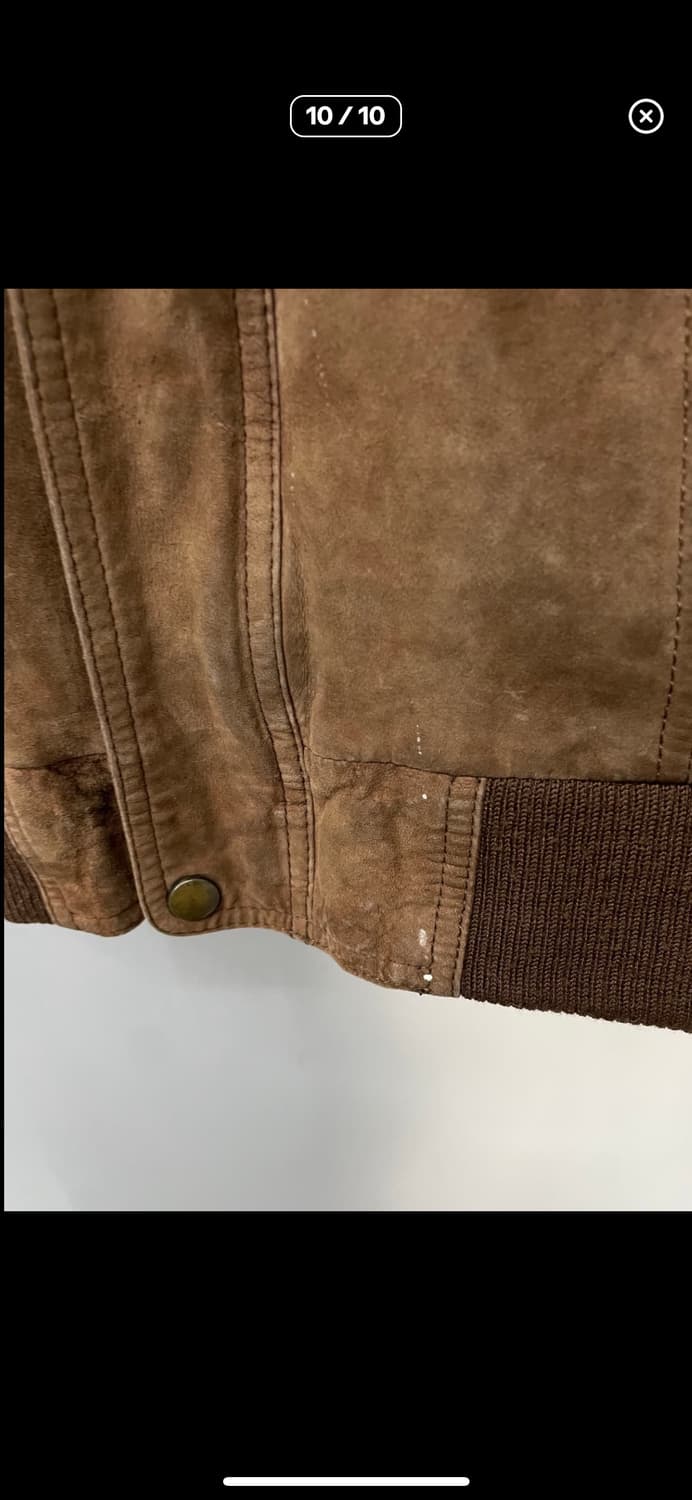 빈티지 브라운 스웨이드 봄버자켓 A3022 상품이미지10