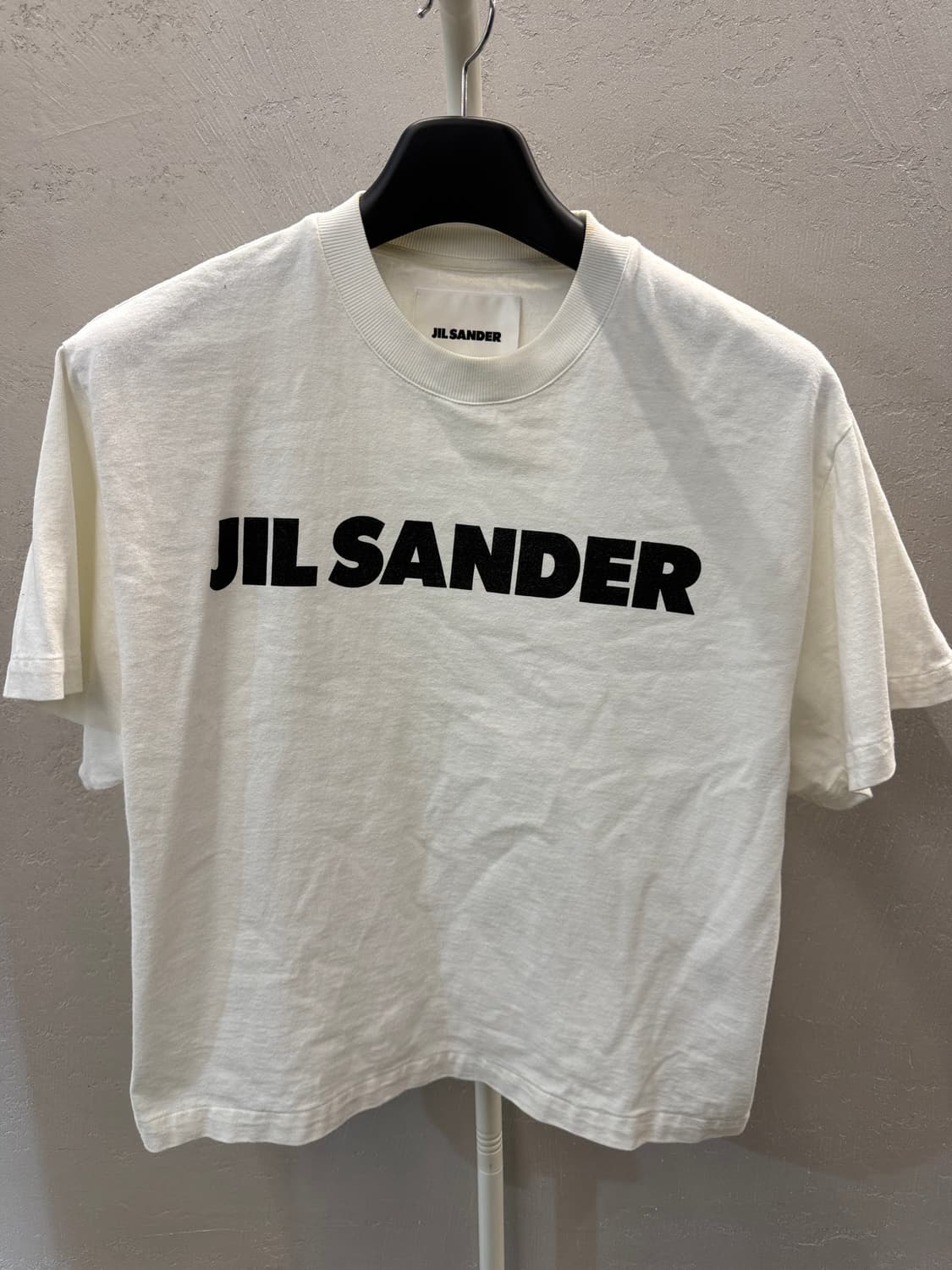 질샌더 정품 로고 반팔 티셔츠 화이트 S 상품이미지2