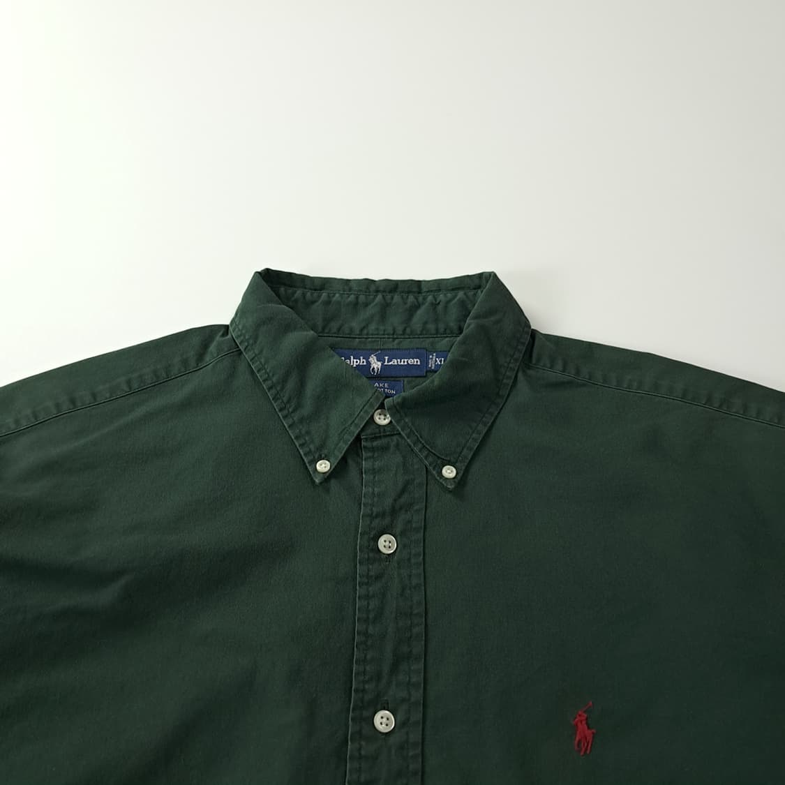 CK488 XL 폴로 90s 블레이크 다크그린 셔츠 남방 상품이미지2